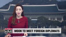 President Moon invites foreign diplomats based in Seoul to Blue House
