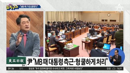 윤석열, 검찰 중립성 질문에…“MB때 가장 쿨했다”