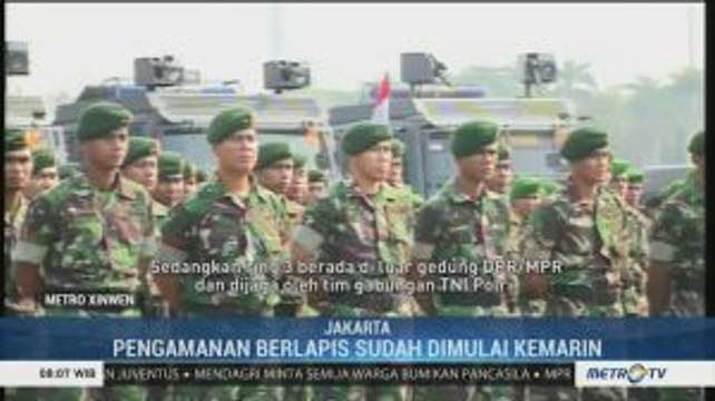 30 Ribu Personel TNI-Polri Dikerahkan untuk Amankan Pelantikan Presiden