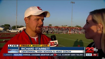 Live interview with Centennial Head CoachRichard Starrett