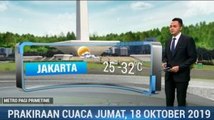 Prakiraan Cuaca Jumat 18 Oktober 2019