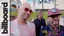 Wisin Y Yandel Talk Fashion & New Song 'Chica Bombastic' | Latin AMAs 2019