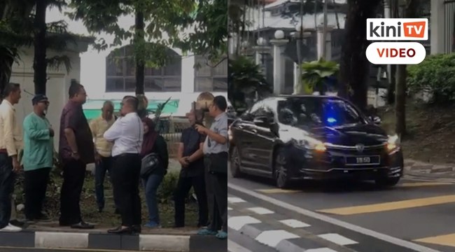 Najib Razak beri keterangan saksi di Bukit Aman