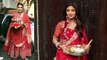 Shilpa Shetty, Raveena Tandon & Other Celebs Karwa Chauth Look | Boldsky