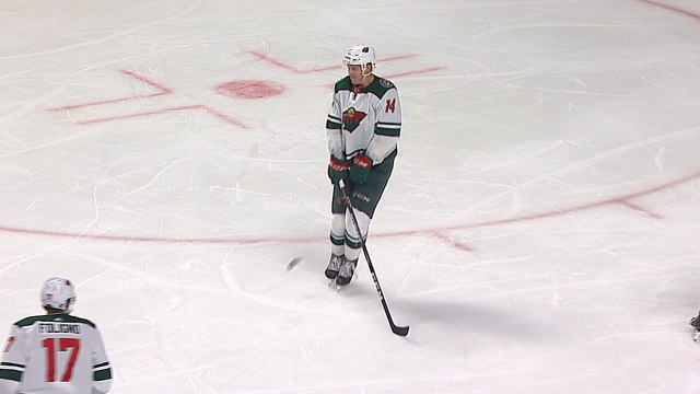 Joel Eriksson Ek blocks three of Shea Weber's shots on the penalty kill