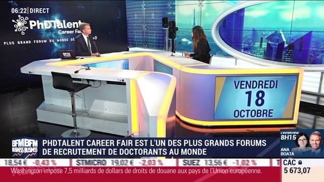 PhDTalent Career Fair, un des plus grands forums de recrutement de doctorants au monde, Dounia Belghiti – 18/10