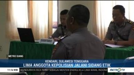Perwira Polisi Menjalani Sidang Disiplin Penembakan Mahasiswa di Kendari