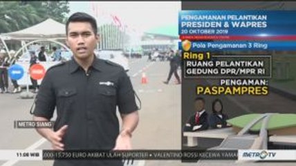 Pengamanan Pelantikan Presiden di Gedung DPR Terbagi Tiga Ring