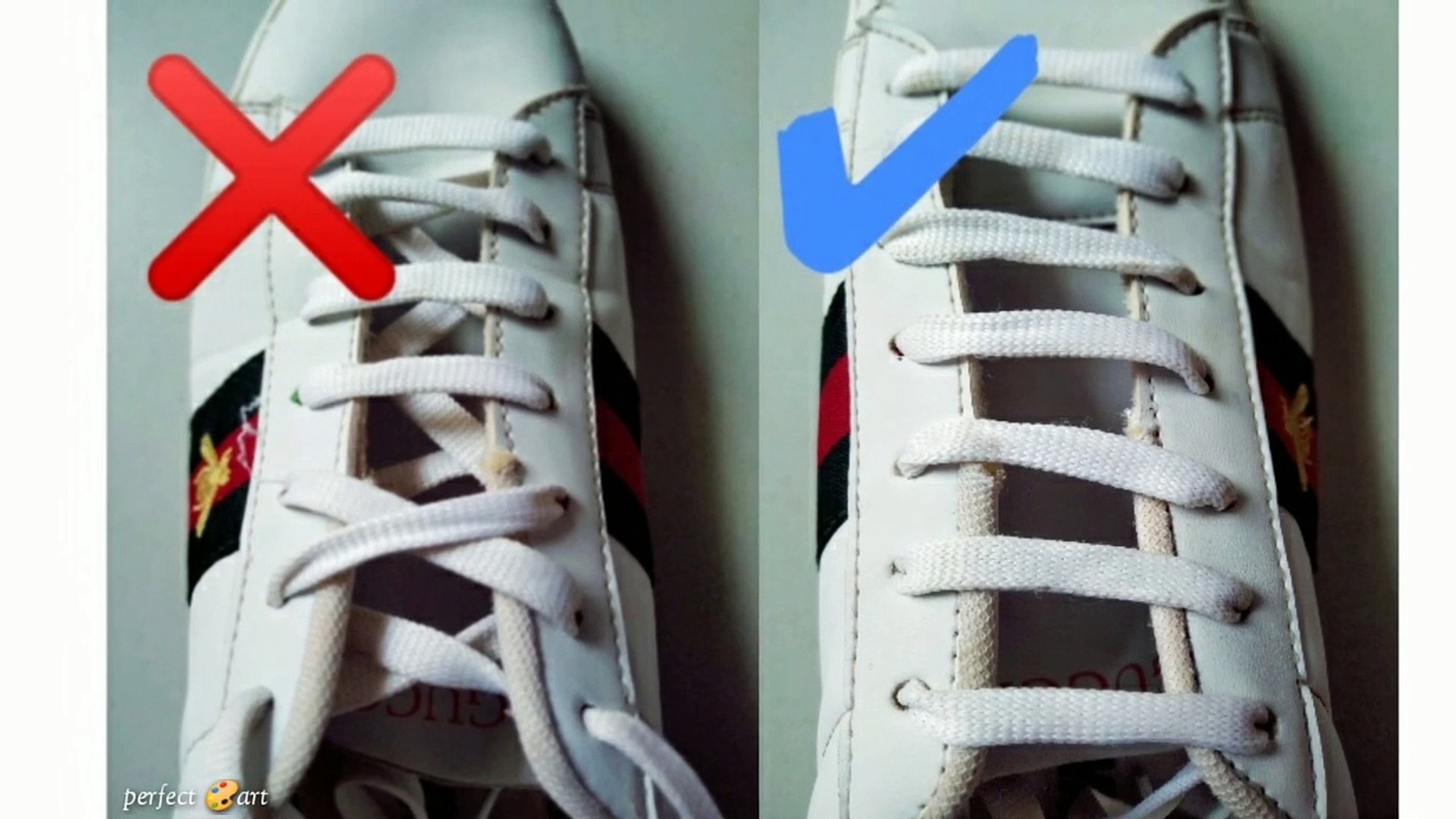 How to best style tricks for shoe laceing