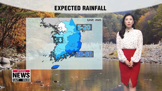 Autumn rain in store, east coast and Jeju to see rain into Saturday
