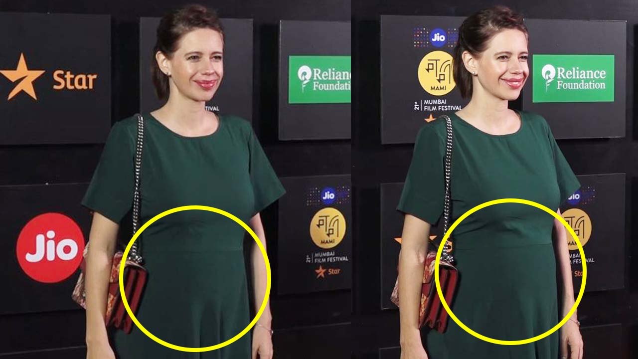 Kalki Koechin flaunts Baby Bumb at red carpet of Jio MAMI 2019; Watch Video |FilmiBeat