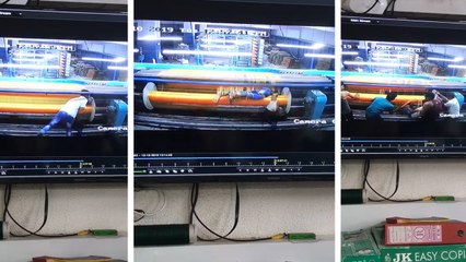 अचानक से टेक्सटाइल मिल की मशीन में फंस गया युवक, देखें सीसीटीवी फुटेज