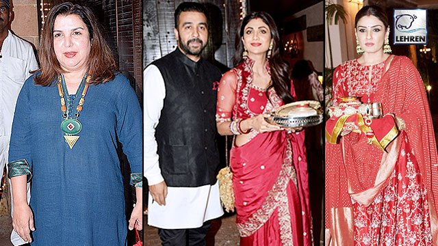 Karva Chauth 2019: Shilpa Shetty, Raveena Tandon, Farah Khan And Others Spotted