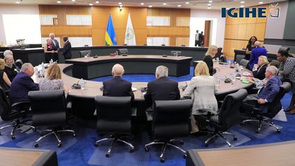 President Kagame met and interacted with a delegation of the ChicagoCouncil on Global Affairs