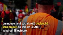 Le trafic SNCF perturbé par un mouvement social « inopiné »