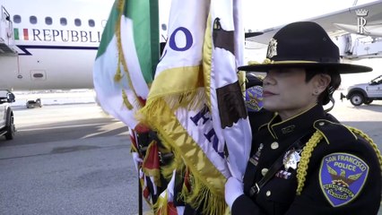 USA - Arrivo del Presidente Mattarella a San Francisco (18.10.19)