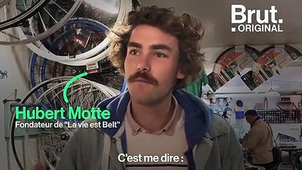 "Être acteur d'un monde meilleur" : Il recycle des pneus pour en faire des ceintures