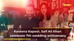 Kareena Kapoor And Saif Ali Khan Celebrate Their 7th Wedding Anniversary With Taimur Ali Khan