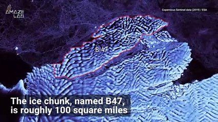 Giant Iceberg Spotted Breaking Off Antarctic Ice Shelf