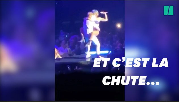 Lady Gaga tombe de scène avec un fan en plein concert à Las Vegas