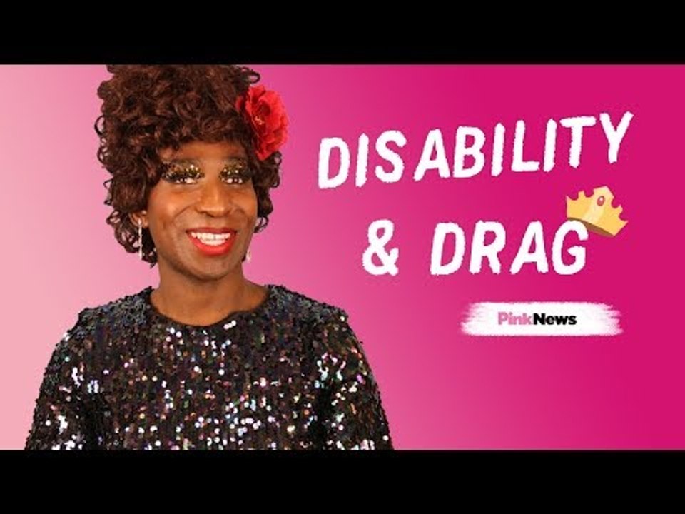 Meet visually impaired drag queen Ebony Rose Dark