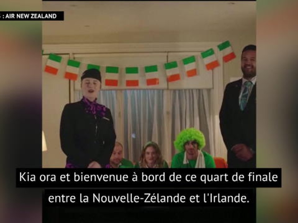 CdM 2019 - Quand Air New Zealand charrie les fans irlandais