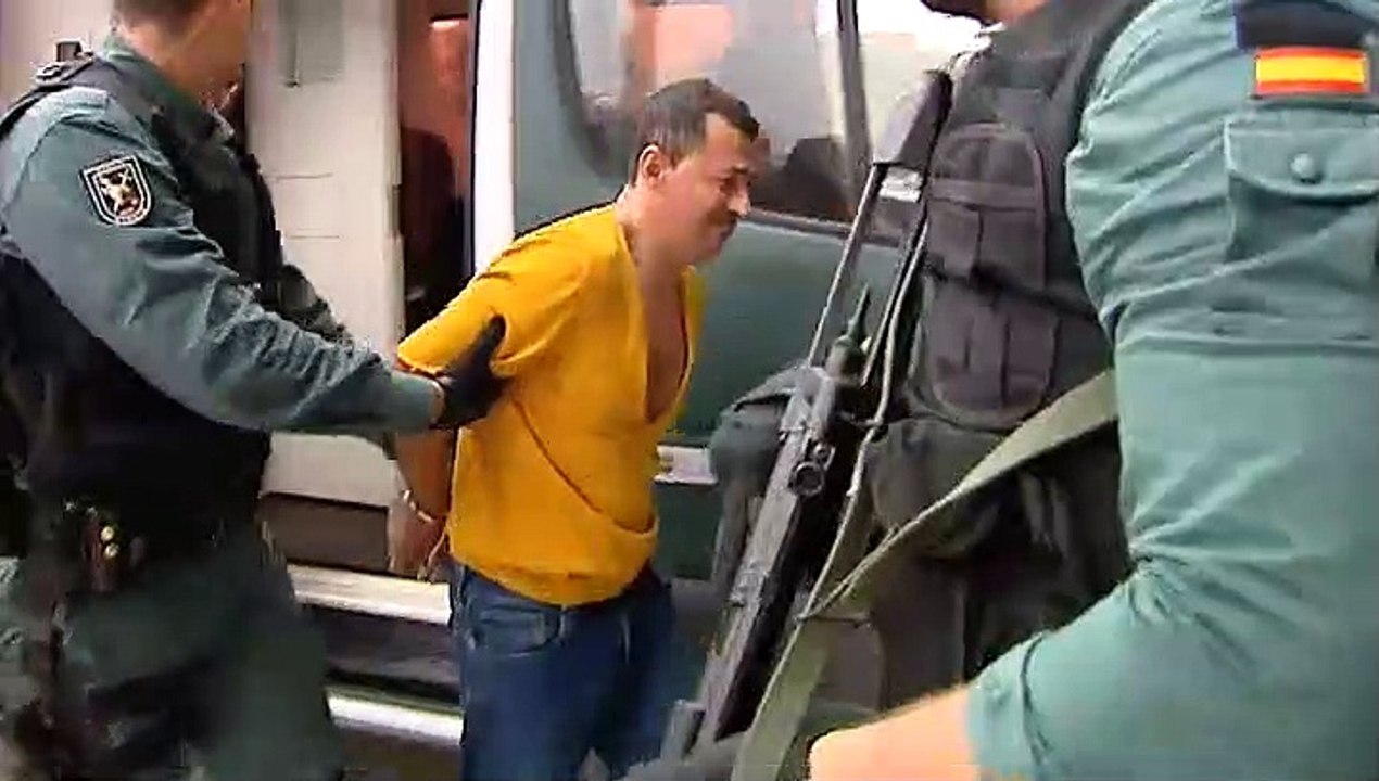 Pasan a disposición judicial los cuatro detenidos de la banda que asaltaba casas de futbolistas
