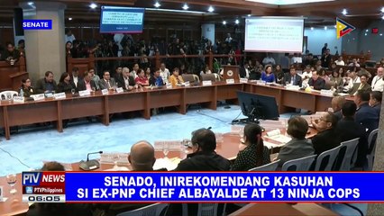 Draft ng partial Senate committee report ukokl sa ninja cops, inilabas na