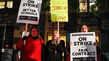 Chicago teachers strike: Thousands hit the pickets lines over pay