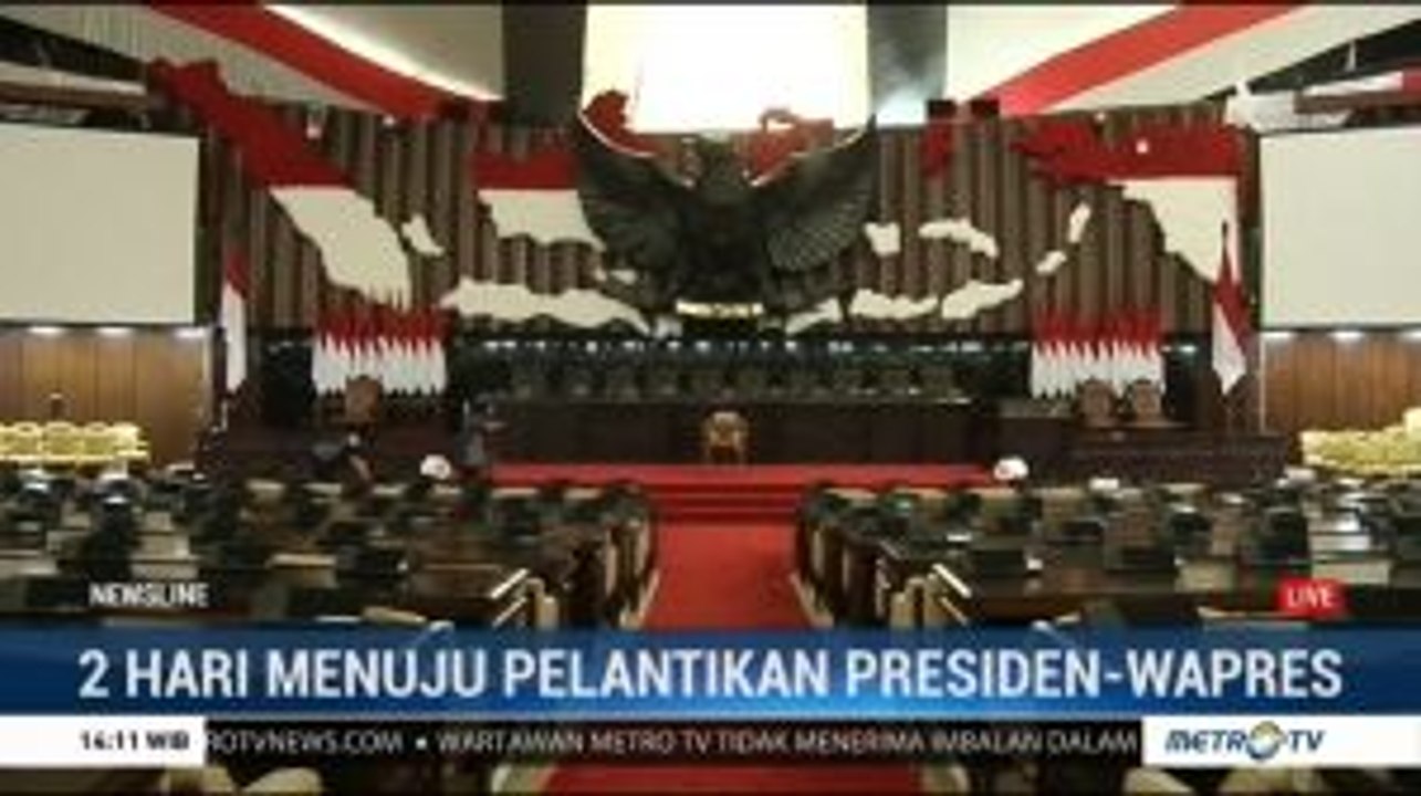 MPR Gelar Geladi Kotor Pelantikan Jokowi-Ma'ruf