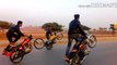 AMAZING   BIKE STUNTS ONE WHEELING MOTORCYCLE STUNTS