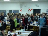 Au collège Georges Brassens de Brazey, on a chanté pour Ela