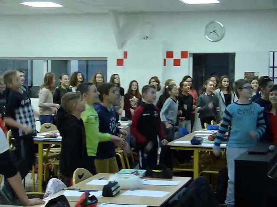 Au collège Georges Brassens de Brazey, on a chanté pour Ela