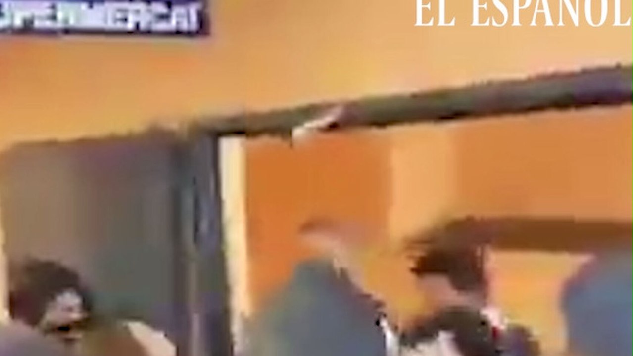 Piquete en un Mercadona