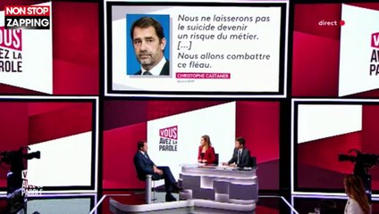 Christophe Castaner ému : Il évoque le suicide des policiers (vidéo)