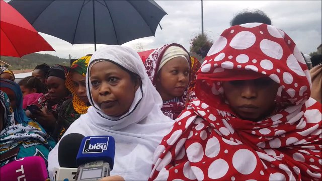 La famille de la victile témoigne lors de la marche blanche de Firminy