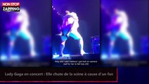 Lady Gaga en concert : Elle chute de la scène à cause d’un fan (vidéo)