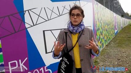 Manon Vargas a réalisé une fresque pour la SNCF