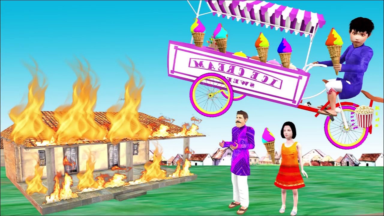 उड़ान आइसक्रीम वाला हिन्दी कहानी - Hindi Kahaniya | Hindi Moral Stories | 3D Animated Fairy Tales