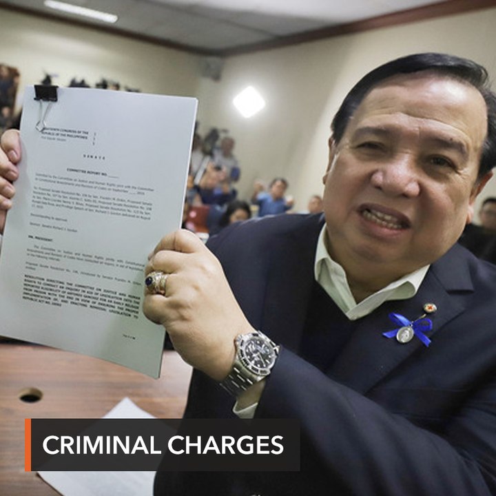 Senate panels recommend criminal charges vs Albayalde, 'ninja cops' over 2013 drug raid