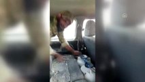 YPG/PKK'lıların bomba tuzakladığı araç ele geçirildi
