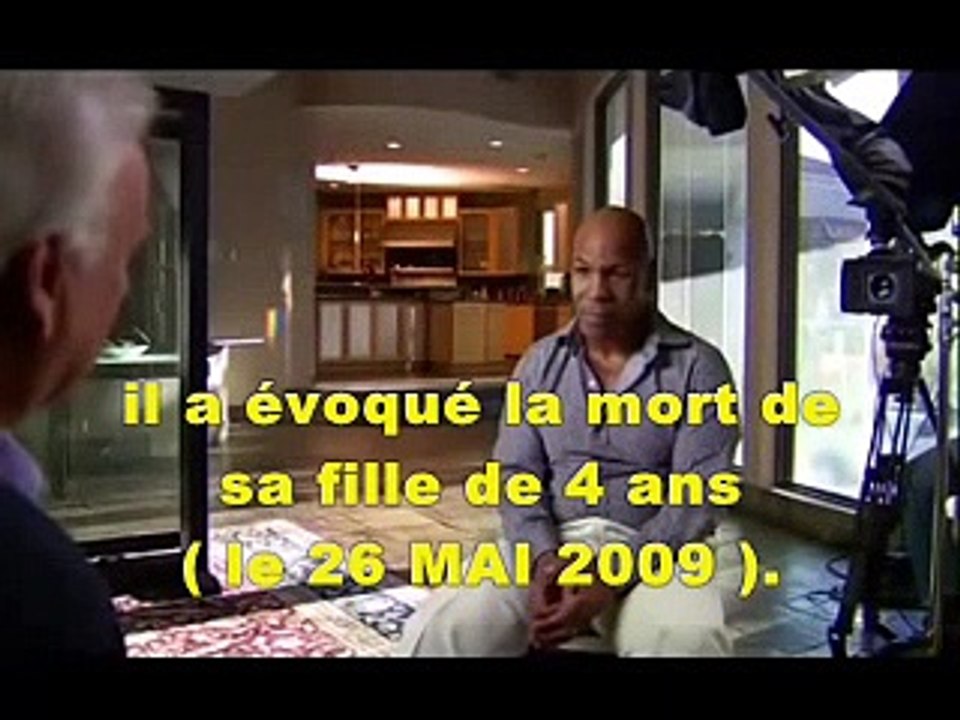 INTENSE EMOTION DE MIKE TYSON qui pleure la mort de sa fille -2009