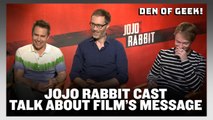 Jojo Rabbit - Stephen Merchant, Sam Rockwell, Alfie Allen Interview