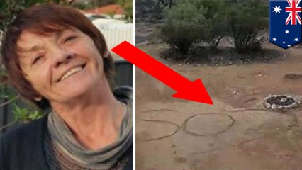 Woman lost in Aussie wilderness found after CCTV spots giant 'SOS'