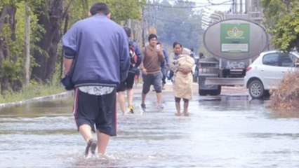 "Nosotros nunca progresamos", los estragos de la lluvia junto a Buenos Aires