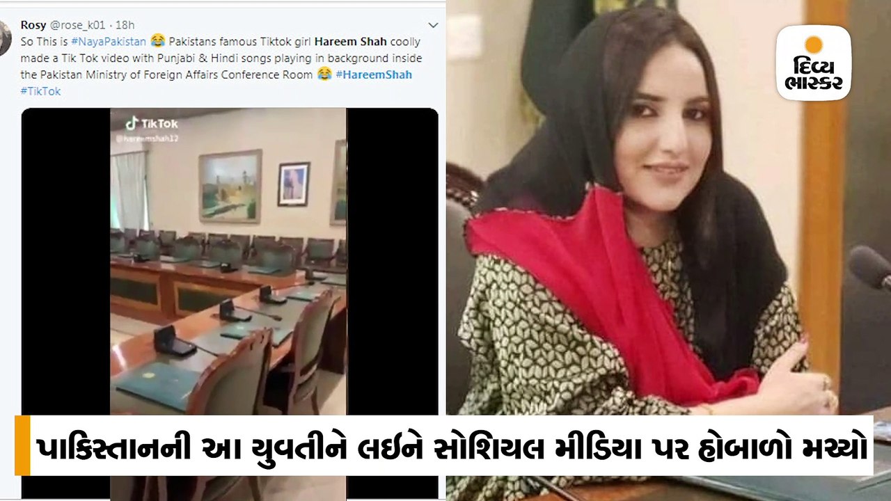 પાક વિદેશ મંત્રાલયમાં ઘૂસી ટિકટૉક વીડિયો બનાવ્ય...