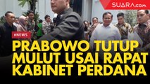 Seusai Sidang Kabinet Perdana, Prabowo Enggan Berkomentar