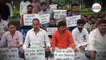 छात्रसंघ चुनाव पर लगी रोक के विरोध में छात्रों का प्रदर्शन