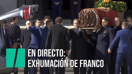 EN DIRECTO: Exhumación de Franco