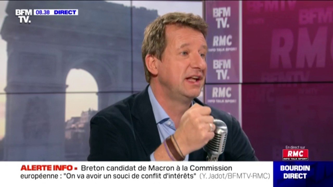 Pour Yannick Jadot, Michel Barnier aurait été un meilleur candidat à la Commission européenne